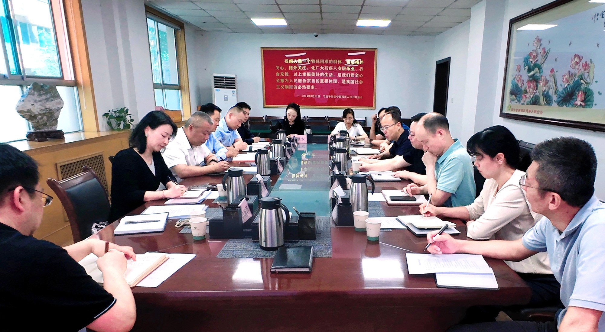 强盛一行赴西安市残疾人联合会开展专题调研——共商残疾人康复养老事业生长，，，探索科技助残效劳新模式