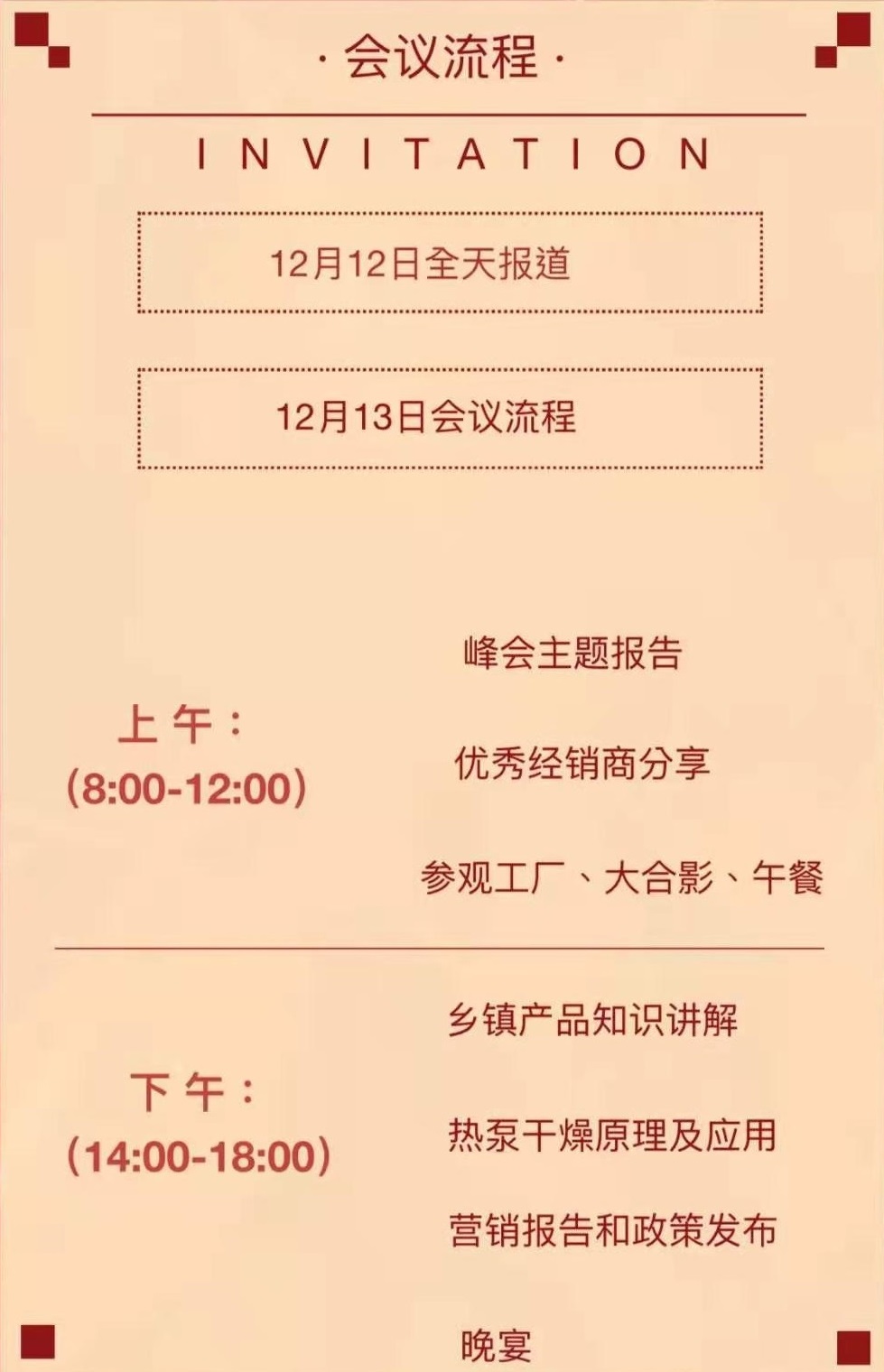 huiyi 峰会会议流程